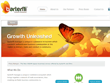 Tablet Screenshot of barterfli.com